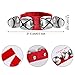 6 Pieces Christmas Band Wrist Bells Bracelets Musical Ankle Bells Instrument Percussion Rhythm for Christmas Party Favors Festival Accessories (Red and Green)