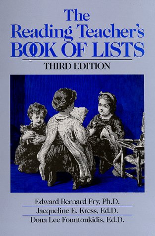 Reading Teacher's Book of Lists (Spiral Wire) (J-B Ed: Book of Lists)