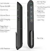 Norwii N76 Wireless Presentation Clicker 100M USB Rechargeable Hyperlink Clicker view 6