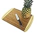 Original Organic Bamboo Wood Cutting Board and Kitchen Chopping Board with Groove to Catch Juices - 18 x 12 inches - Perfect Wedding Gift or Housewarming Gift -Extremely Large Chopping Board