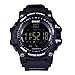 ROADTEC Sport Smart Watches for Men,Bluetooth 4.0 Fitness Tracker Watch 5ATM IP67 Waterproof Support Call SMS Notification Pedometer Remote Camera for iOS Android (Black)