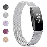 Kartice Compatible Fitbit Inspire HR Bands/Fitbit Inspire Band,Inspire Accessory Milanese Stainless Steel Mesh Men Women Replacement Strap for Fitbit Inspire & Inspire HR Tracker.