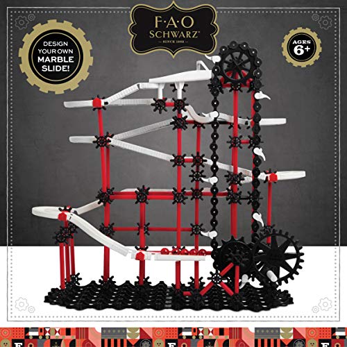FAO Schwarz 321Piece Marble Run Construction and Building Kit for Kids Pricepulse