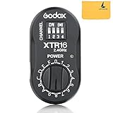 Godox XTR-16 Wireless 2.4G Remote Control Flash Receiver for Godox Witstro outdoor flash, Quicker, Quicker D, QT, QS, Gemini GT, Gemini GS, DE, and DP series Studio Flashes
