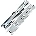 URBEST Ball Bearing Drawer Slides Full Extension 9 Inch Telescopic Slider for Cabinet, 1Pair
