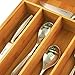 Bamboo Cutlery tray-Silverware Organizer-5 compartment-by Utopia Kitchen