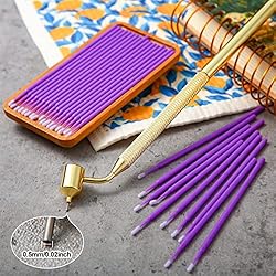 Tondiamo 100 Pack 0.5 mm Touch up Paint Brushes