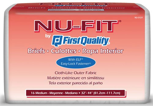 Nu-Fit Briefs Medium 32