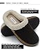 VONMAY Men's Wool Plush Fleece Lined Slip On Memory Foam Clog House Slippers Indoor/Outdoor (Large / 11-12 D(M) US, Coffee/Light Brown)