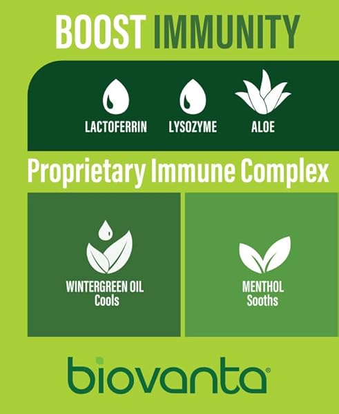 BIOVANTA COUGH DROPS, TART CHERRY WITH COOLING MINT, THROAT LOZENGES, NATURAL IMMUNE SUPPORT, 24 SUGAR-FREE LOZENGES, SORE THROAT, RESPIRATORY DEFENSE