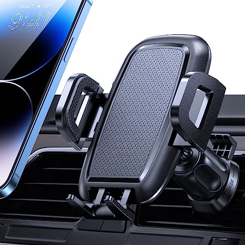Miracase 【Ultra Stabile】 Porta Cellulare Auto per Bocchetta d'Aria, Supporto Telefono Auto Universale a Prova di Scossa Compatibile con iPhone 14 Series/13/12/11/SE/Samsung/Xiaomi e Altri Telefoni