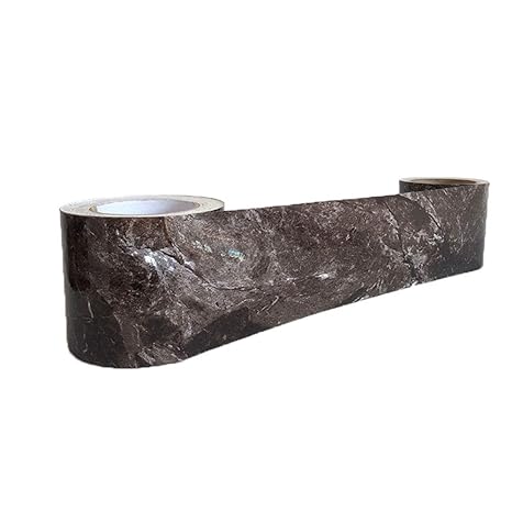 Selbstklebende Pvc Wohnzimmer Kuche Sockelleiste Wandaufkleber Wasserdichtes Badezimmer Aufkleber Ecke Linie Farbe Schwarz Stein 20 Cm Amazon De Baumarkt