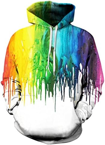 Nieface Splash Paint Hoodies Men/Women Hoodies 3D Sweatshirt Print Paint Tracksuits