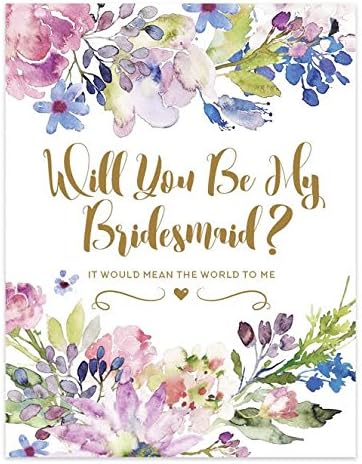 Trulie Will You Be My Bridesmaid Card (Pack of 8, Bridesmaid)