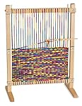 Melissa & Doug Wooden Multi-Craft Weaving Loom: Extra-Large Frame (22.75 x 16.5 inches)