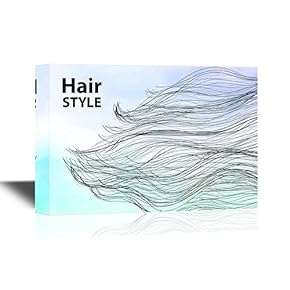 Hair Style Canvas Wall Art - Hair Style Concept - Gallery Wrap Barber Shop Wall Decoration | Ready to Hang - 12x18 inches