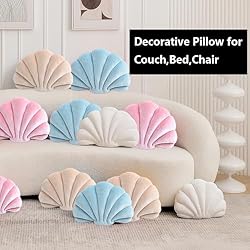 XIAIJIA Seashell Decorative Pillow Shell Shaped
