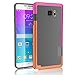 Galaxy Note 5 Case, TILL(TM) Ultra Slim 3 Color Hybrid Impact Anti-Slip Shockproof Soft TPU Hard PC Bumper Extra Front Raised Lip Case Cover for Samsung Galaxy Note 5 V SM-N920 [Gray]