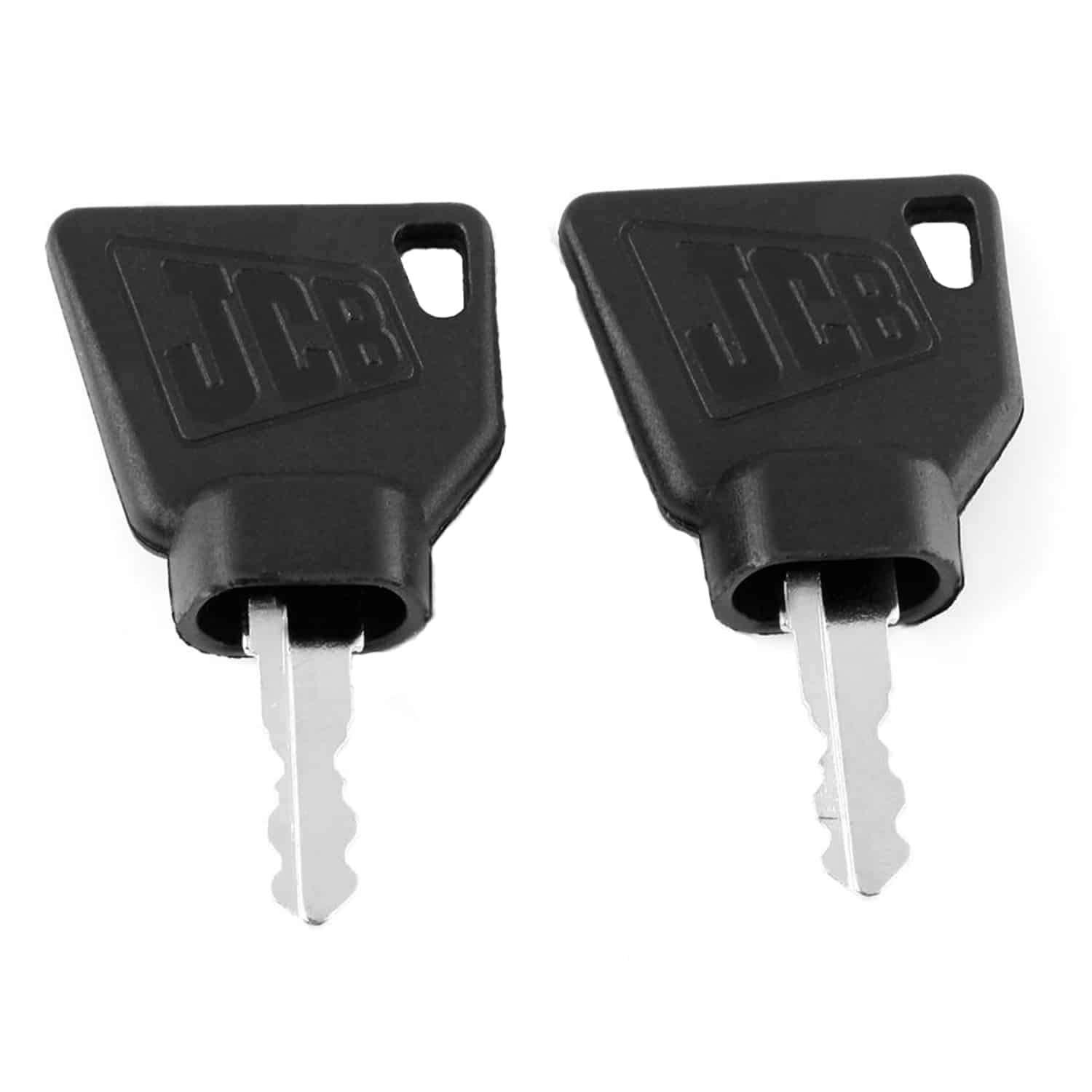 RKFUK® - JCB 3CX Ignition Key Pair for Switch Starter Door JCB Parts Digger Plant 2 x Keys