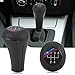 Manual Gear Shift Knob, Car Gear Shifter Knob Stick Head Lever for BMW 1 3 5 7 Series E81 E82 E87 E90 E91 E92 E60 E61 E63 E84 E53 E28 E30 E34 E36 ((5 speed))