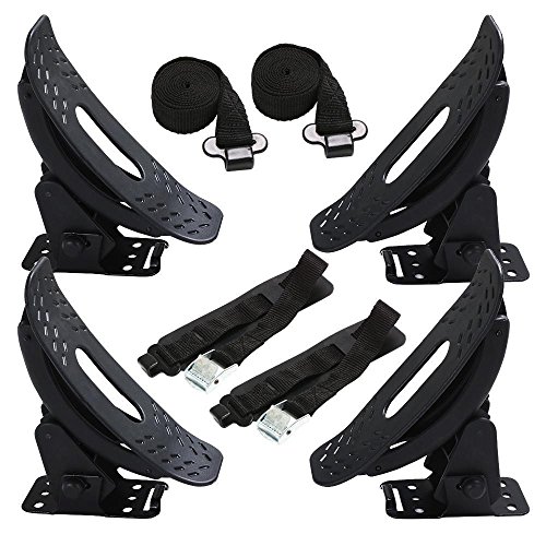 go2buy Kayak Carrier Roof Rack Canoe Boat Surf Ski Roof Top Mounted on