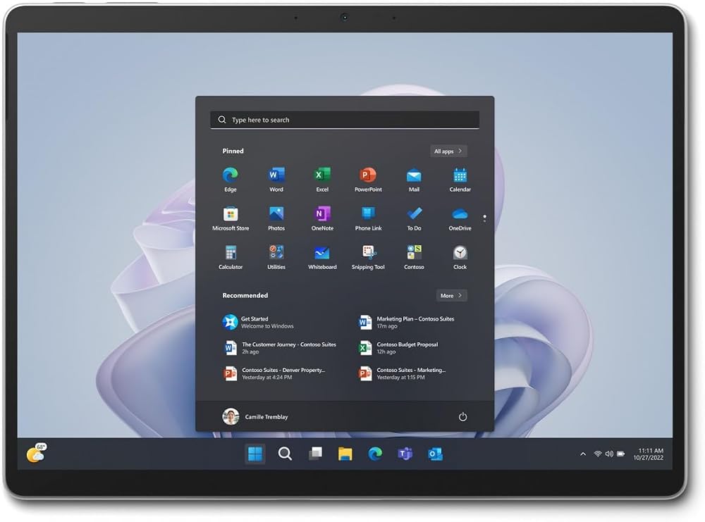 Microsoft Surface Pro 9 i7 1TB 32GB Windows 10 Pro Platinum Commercial