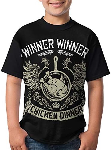EengFang Boys PUBG WWCD Black T-Shirt