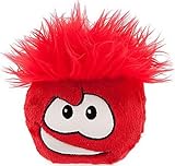 Disney Club Penguin 6 Inch Deluxe Plush Puffle Red Includes Coin with Code!