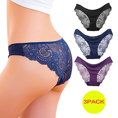 Kingfung 6 pack women s invisible seamless bikini under…