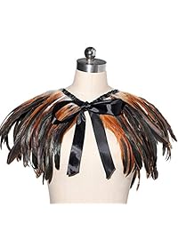 BABEYOND - Alfombra de plumas naturales para disfraz