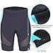 beroy Womens 3D Gel Padded Bike Shorts with Side Pockets for 5.5