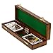 Game Cribbage Boards Set, 2 Decks Of Cards, 6 Metal Pegs With Storage by ShalinIndia