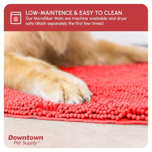 My Doggy Place Microfiber Dog Mat for Muddy Paws, 8' x 2' Light