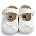 Binmer(TM) Baby Girl Bowknot Leater Shoes Sneaker Anti-slip Soft Sole Toddlerr (0-6M, White)