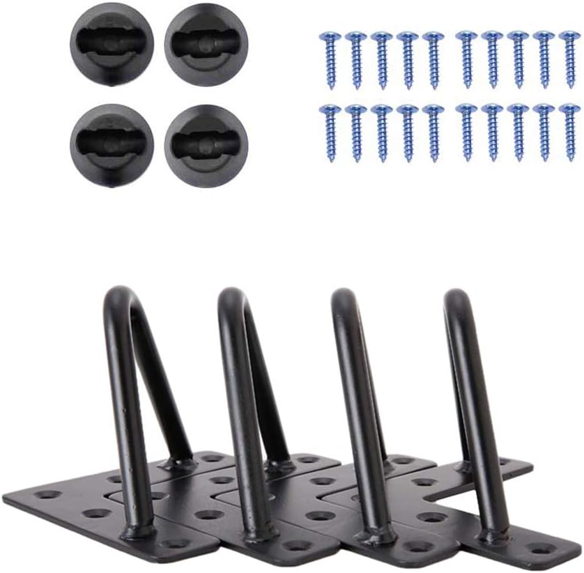 Signstek 8 Inch Heavy Duty Hairpin Furniture Legs Black 4PCS