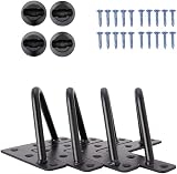Signstek 8 Inch Heavy Duty Hairpin Furniture Legs Black 4PCS