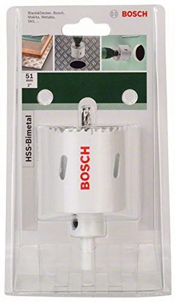 Bosch 2609255609 HSS Bi-Metal Holesaw with Diameter 51mm