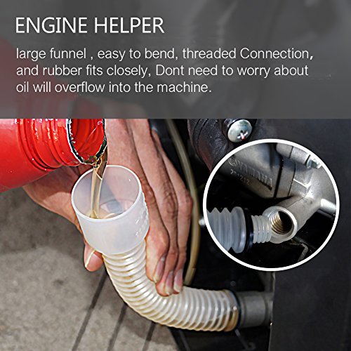 Atima Portable Inverter Generator Accessories Oil Change Funnel Mess Free fits Wen Generator 56200i Yamaha Ef2000iSv2 EF2200iS Westinghouse WH2200iXLT Generac 7117 GP2000i Rainier R2200i AT-FOC2000 - Thumbnail 4