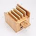 Levin Detachable Baffles Charging Station with Apple Watch Stand Bamboo Charging Organizer for iPhone, iWatch, Samsung,GoPro, Smart Phones & Tablets