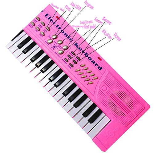 Keyboard Piano for Fresh Household 54 Keys Electronic Musical Instrument with Microphone and MP3 Input for Christmas Birthday Gift - Thumbnail 6