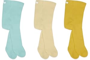 bistyle Baby Girls Tights Thick Leggings Soft | Warm Organic Cotton Stockings Pantyhose | Newborn Infant Toddler 3 Pack