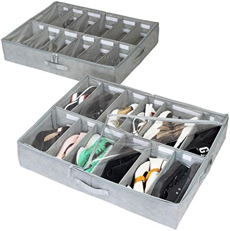 storageLAB Under Bed Shoe Storage Organizer