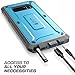 SUPCASE Unicorn Beetle Shield Series Case Designed for Galaxy Note 8, with Built-in Screen Protector Full-Body Rugged Holster Case for Galaxy Note 8 (2017 Release) (Blue)