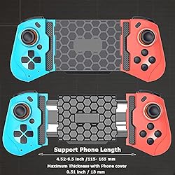 Mobile Gaming Controller for iPhone iOS Android PC