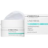 CHRISTINA Unstress Harmonizing Night Cream with Hyaluronic Acid and Retinol | Rejuvenate, Nourish, and Moisturize your Skin | Night Face Cream for Normal and Dry Skin 50ml