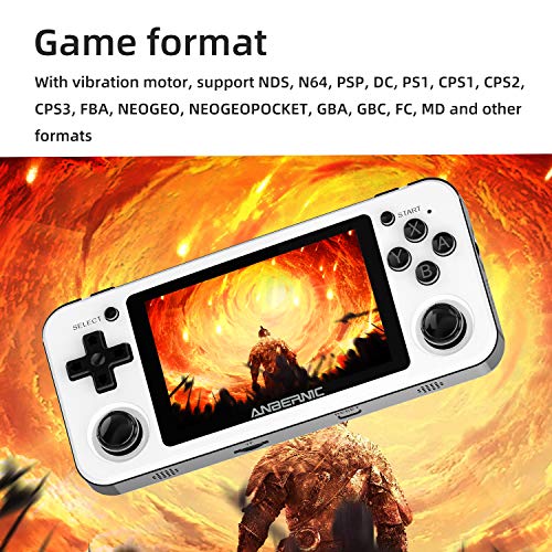 Haihuang RG351P Handheld Game Console, Plug & Play Video Games with 64G
