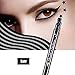 Double-Ended Eyeliner Heart/Flower/Moon/Satr Shape Stamp Pen, 4 Styles/Set Waterproof Long Lasting Eye Decoration Cosmetic Black Eyeliner Pencil