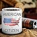 Hoy Polloy American Citizen Mug, American Citizen, Flag for Patriots New Americans, July 4th, Coffee Cup