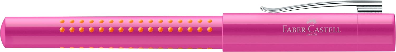 Faber-Castell 140914 Grip 2010 M Fountain Pen - Pink/Orange - Image 4
