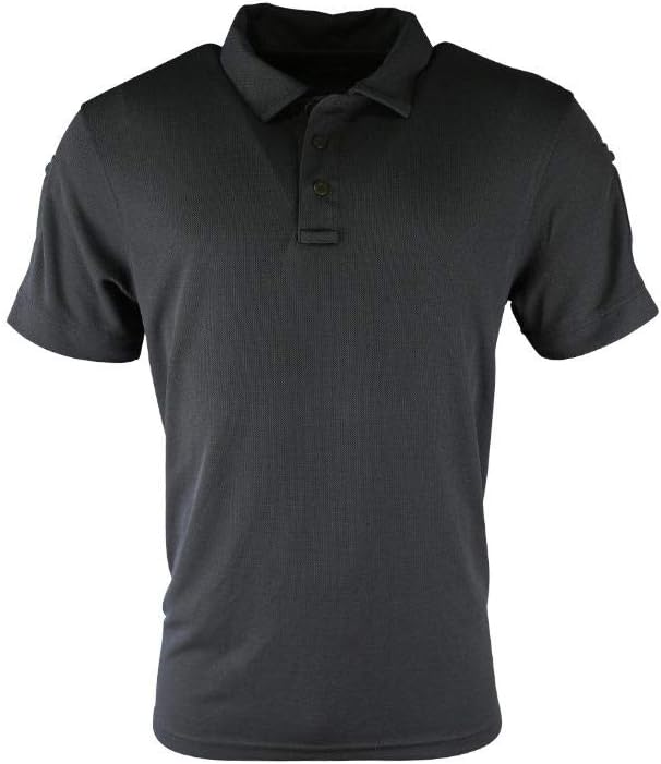 Kombat UK Tactical Ventex Ventilated Polyester Polo Shirt - Black - Small